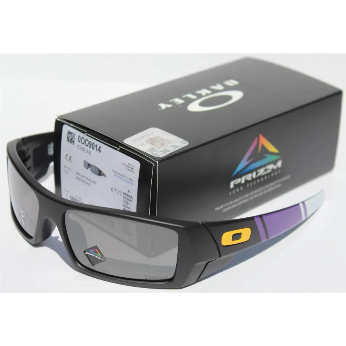 Gascan Sunglasses Nfl Minnesota Vikings Black/prizm Black OO9014-A5 by Oakley