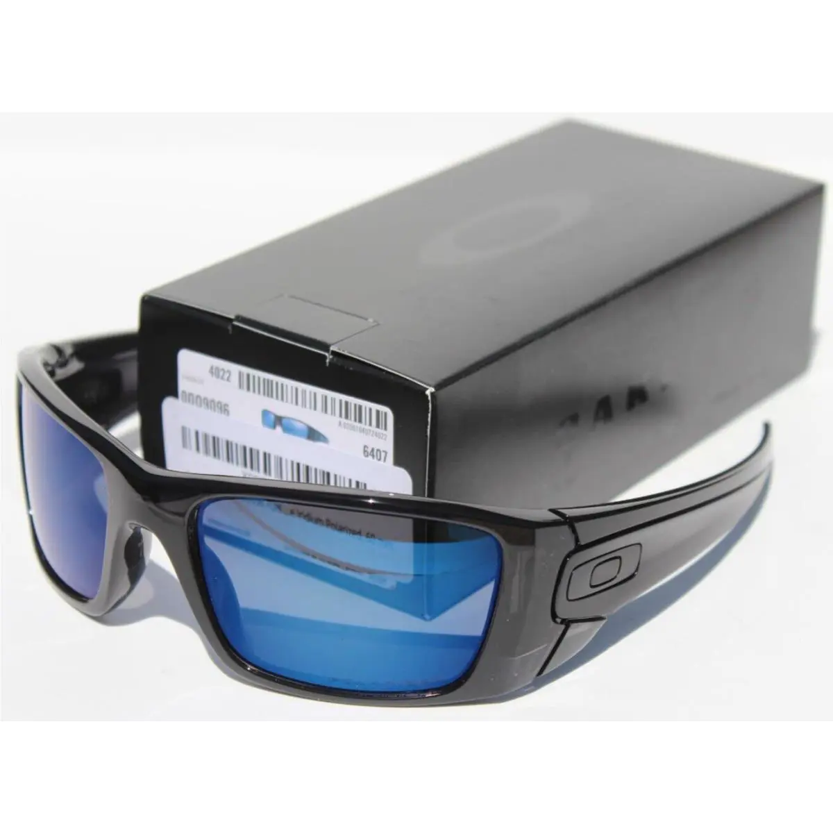 Fuel Cell Polarized Sunglasses Black Ink/ice Iridium OO9096-84 by Oakley