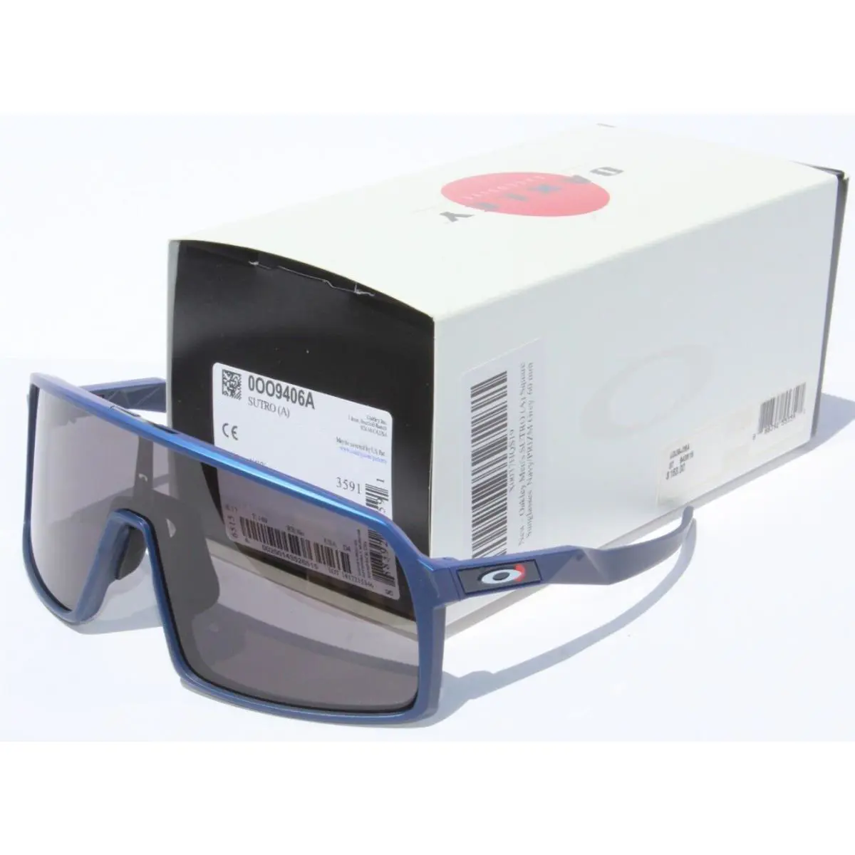 Sutro Asian Fit Sunglasses Navy Blue/prizm Grey Japan Edition Rare by Oakley