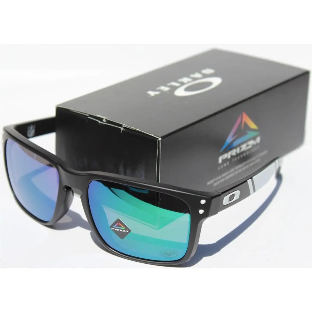 Holbrook Sunglasses Nfl York Jets Black/prizm Jade OO9102-S6 by Oakley