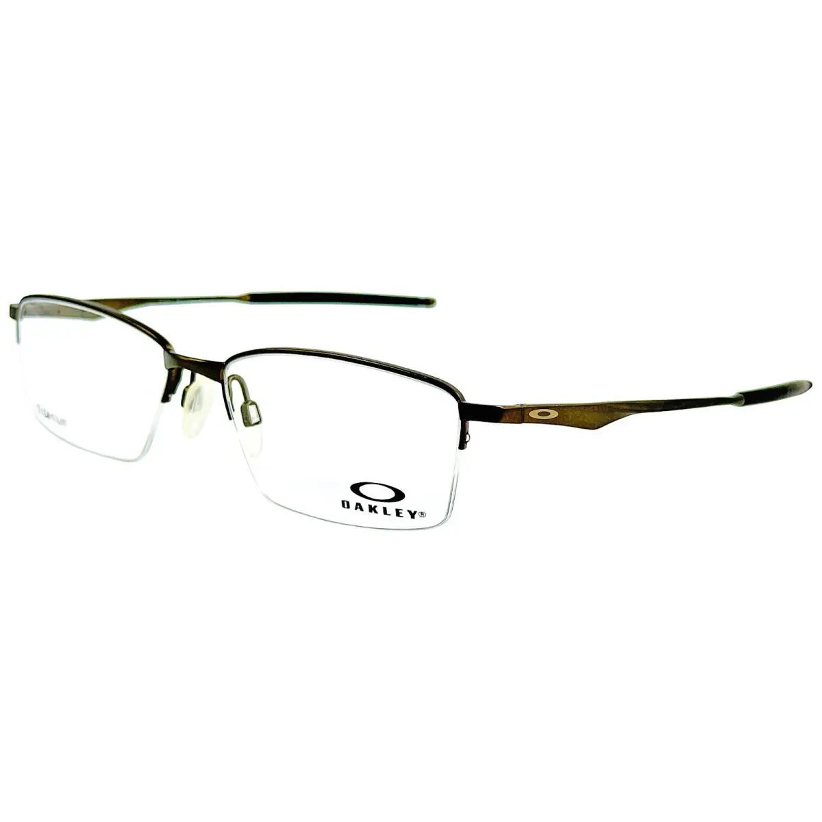 Oakley Limit Switch 0.5 OX5119 Mens Metal Eyeglass Frame 02 Satin Pewter 54-17 - Frame: Gray