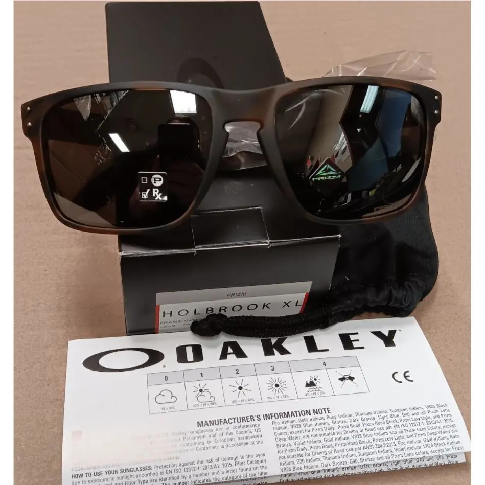 Oakley Sunglasses Holbrook XL OO9417-0259 Brown Tortoise w/ Prizm Black Iridium