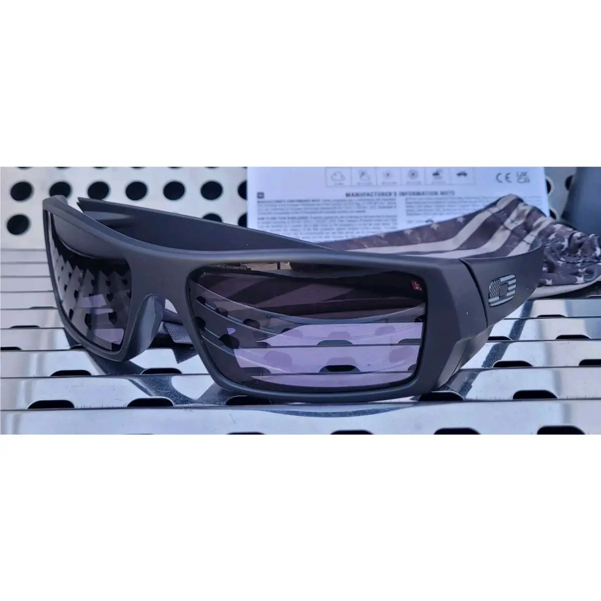 Oakley Gascan 9014-8060 Std Issue Sunglasses Matte Black w/ Prizm Gray
