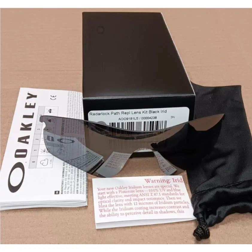 Oakley Radarlock Path Black Iridium Polarized w/ Microfiber Bag AOO9181LS