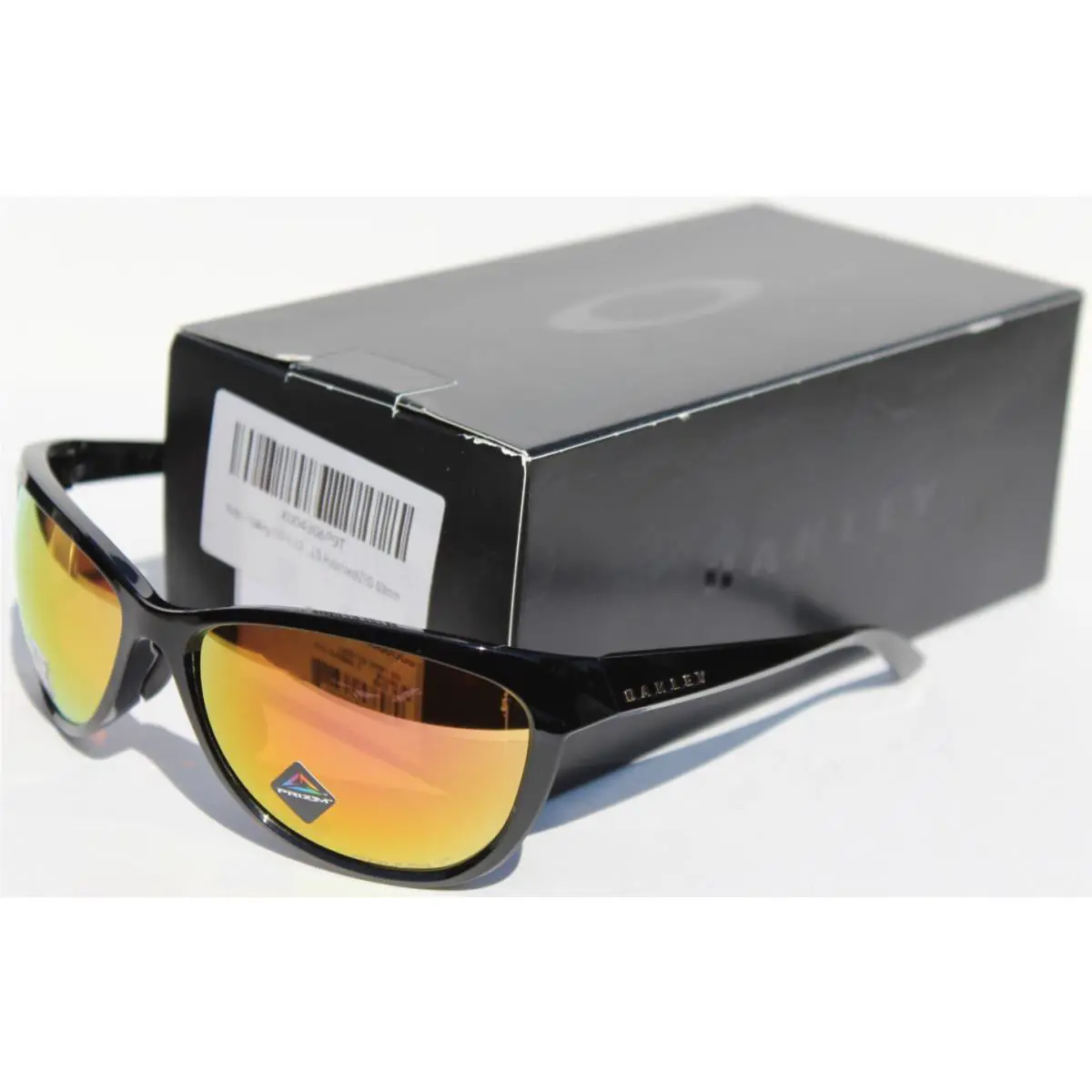 Pasque Polarized Sunglasses Womens Black/prizm Rose Gold OO9222-01 by Oakley