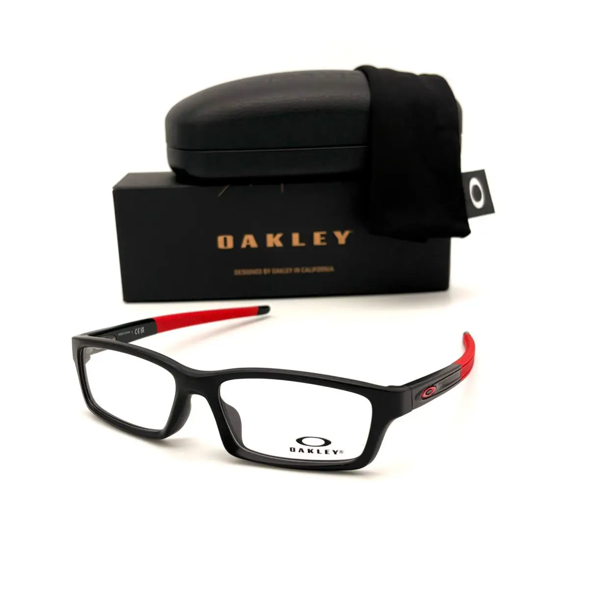 Oakley Crosslink Youth (a) OX8111-0453 Crosslink Youth A OX8111-0453 Stain Black / Clear Lens 53mm - Frame: Stain Black