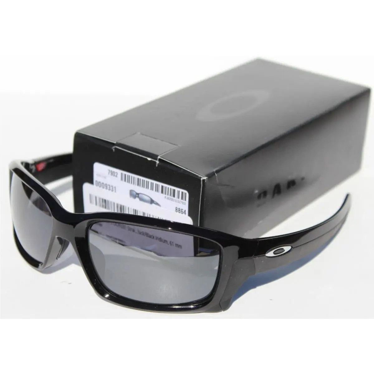 Straightlink Sunglasses Polished Black/black Iridium OO9331-01 by Oakley
