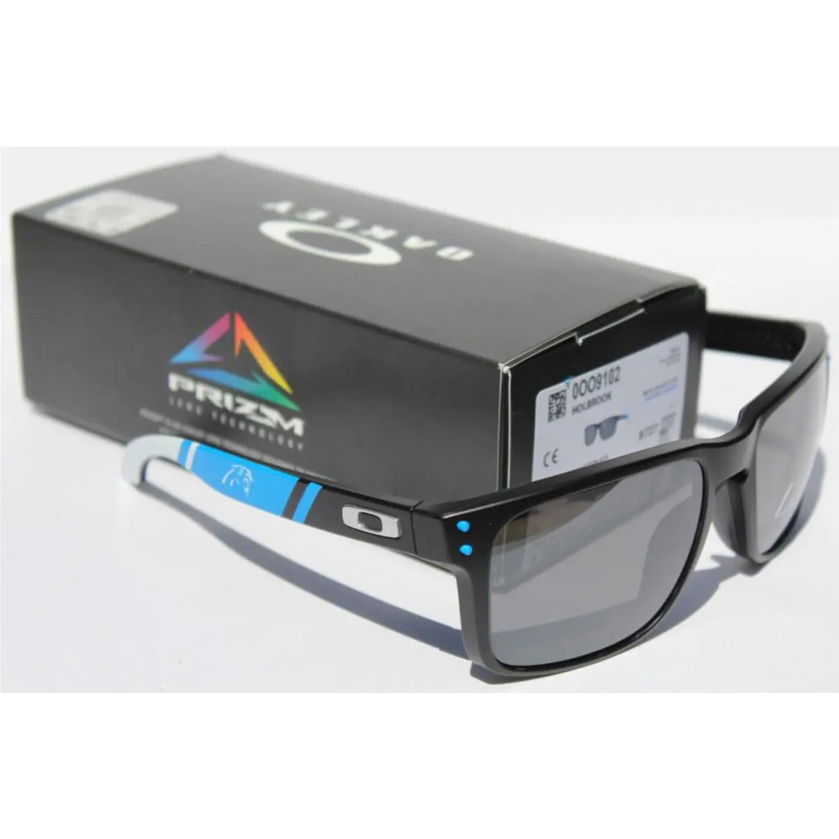 Holbrook Sunglasses Nfl Carolina Panthers Black/prizm Black OO9102-Q6 by Oakley