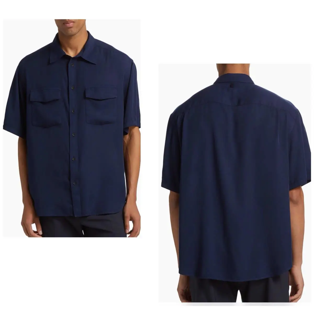 Rag Bone Mathew 2 Pocket Button Down Shirt In Salute Size: Medium