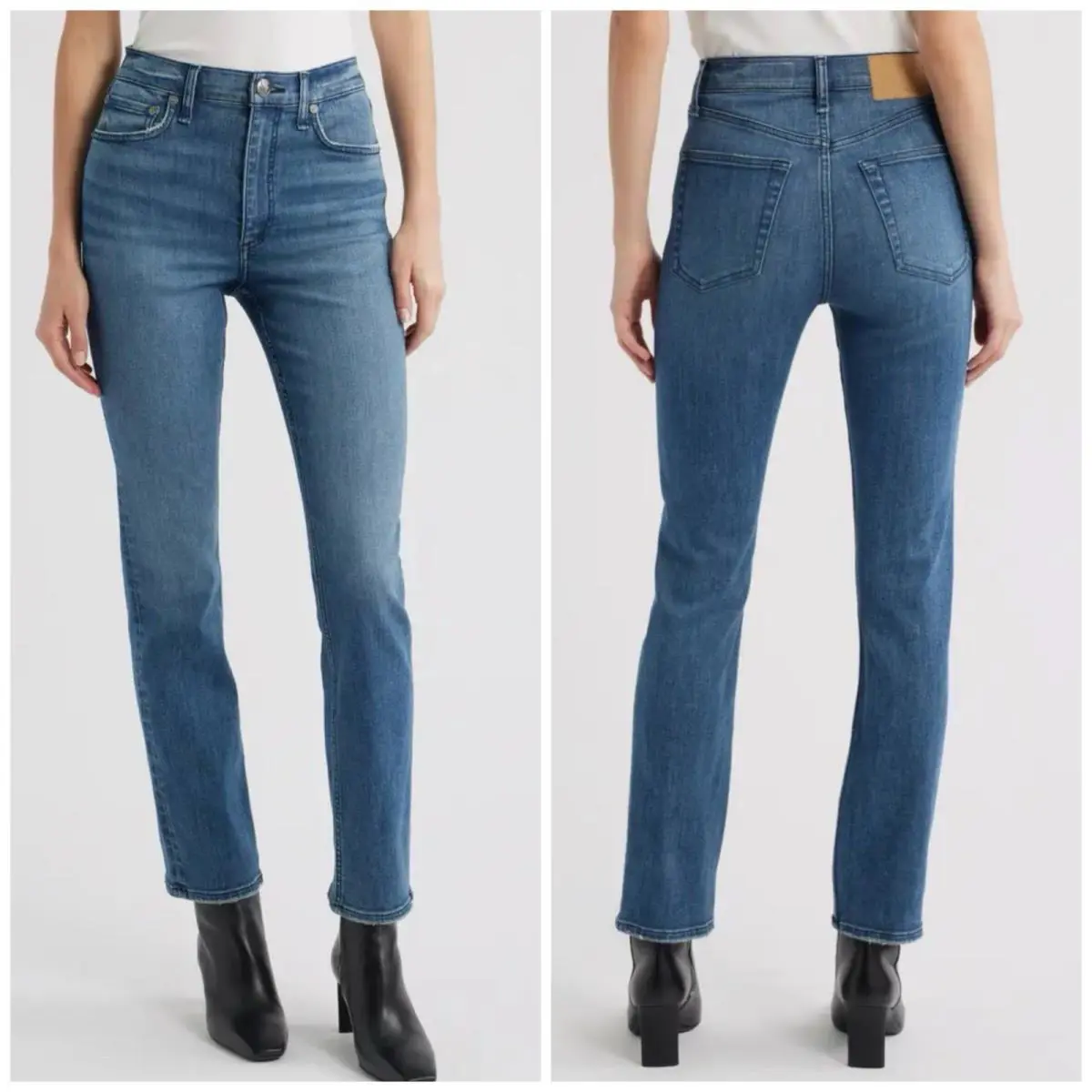 Rag Bone Flexi The Wren High Rise Ankle Slim In Willow Size: 31