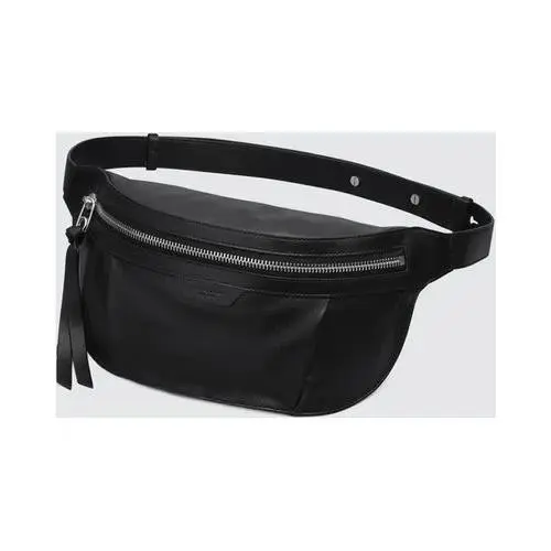 Rag Bone Commuter Leather Medium Fanny Pack Bag Black