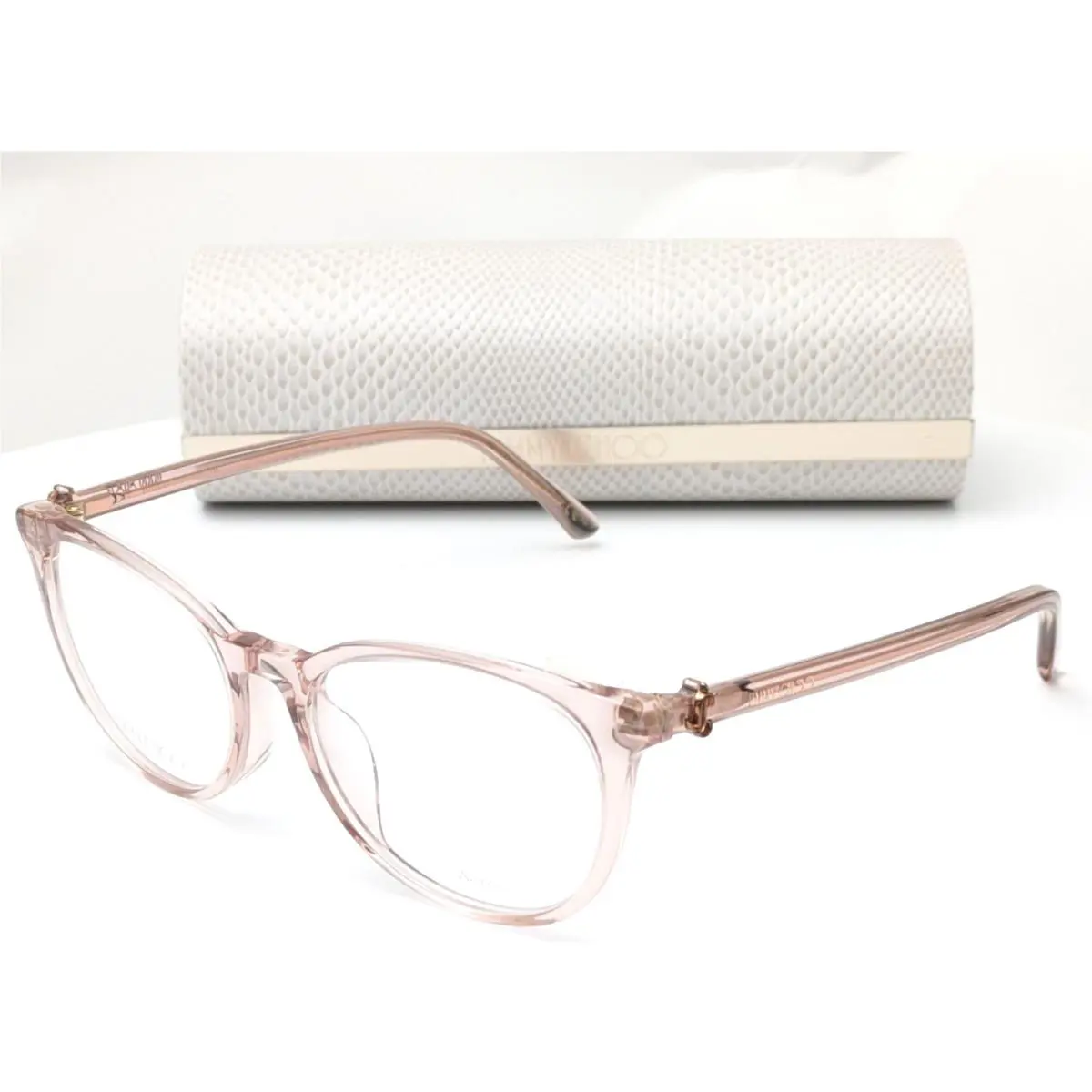 Jimmy Choo JC369/F Fwm Crystal Pink Women`s Eyeglasses Frames 53-18-145