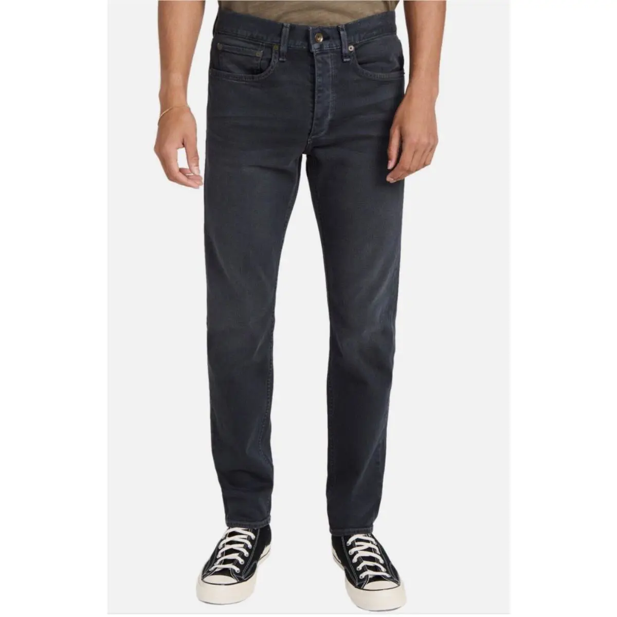 Rag Bone York Minna Fit 2 Navy Men`s Cotton Jeans Pants Size 38