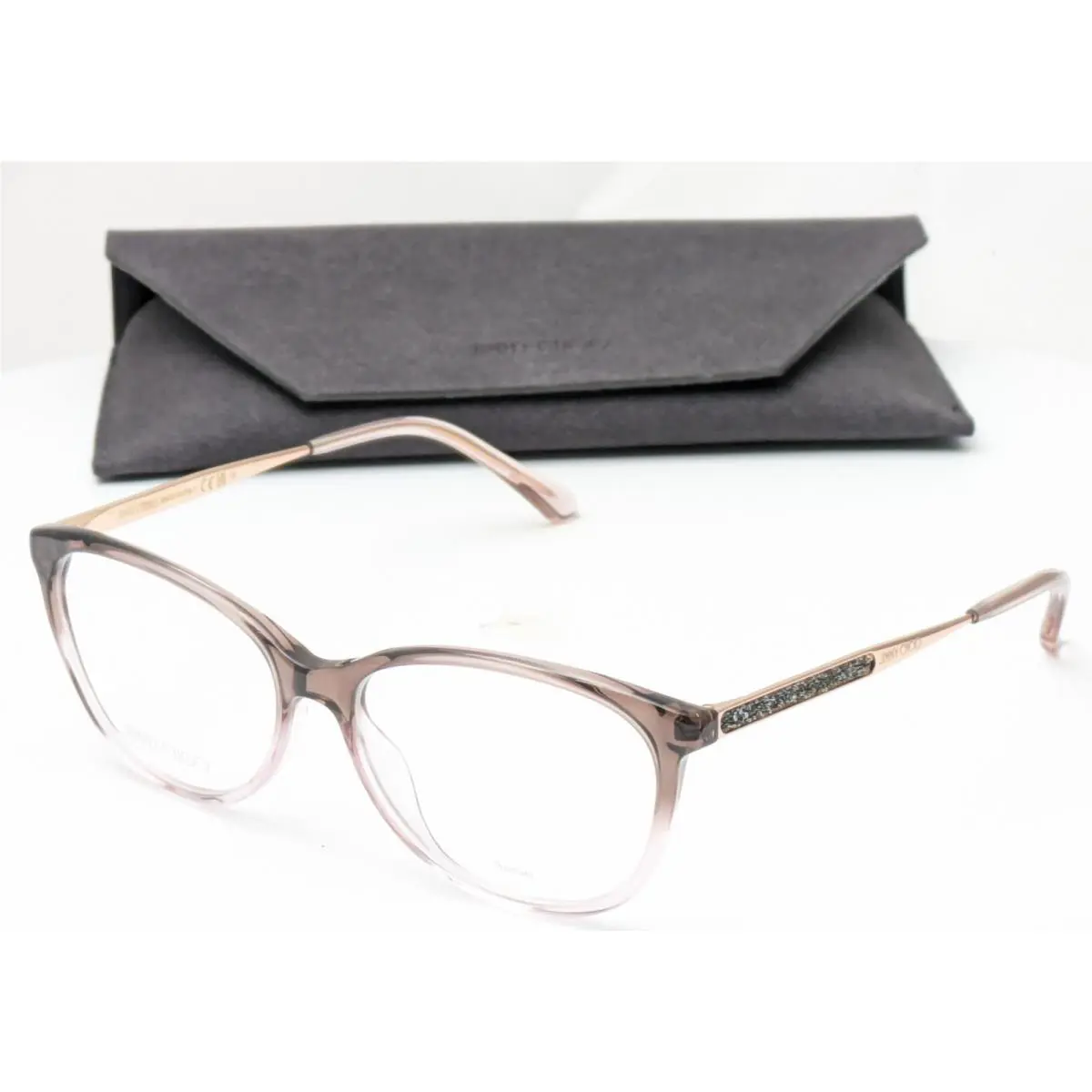 Jimmy Choo JC379 08M Grey Pink Gradient Women s Eyeglasses Frames 54-15-145