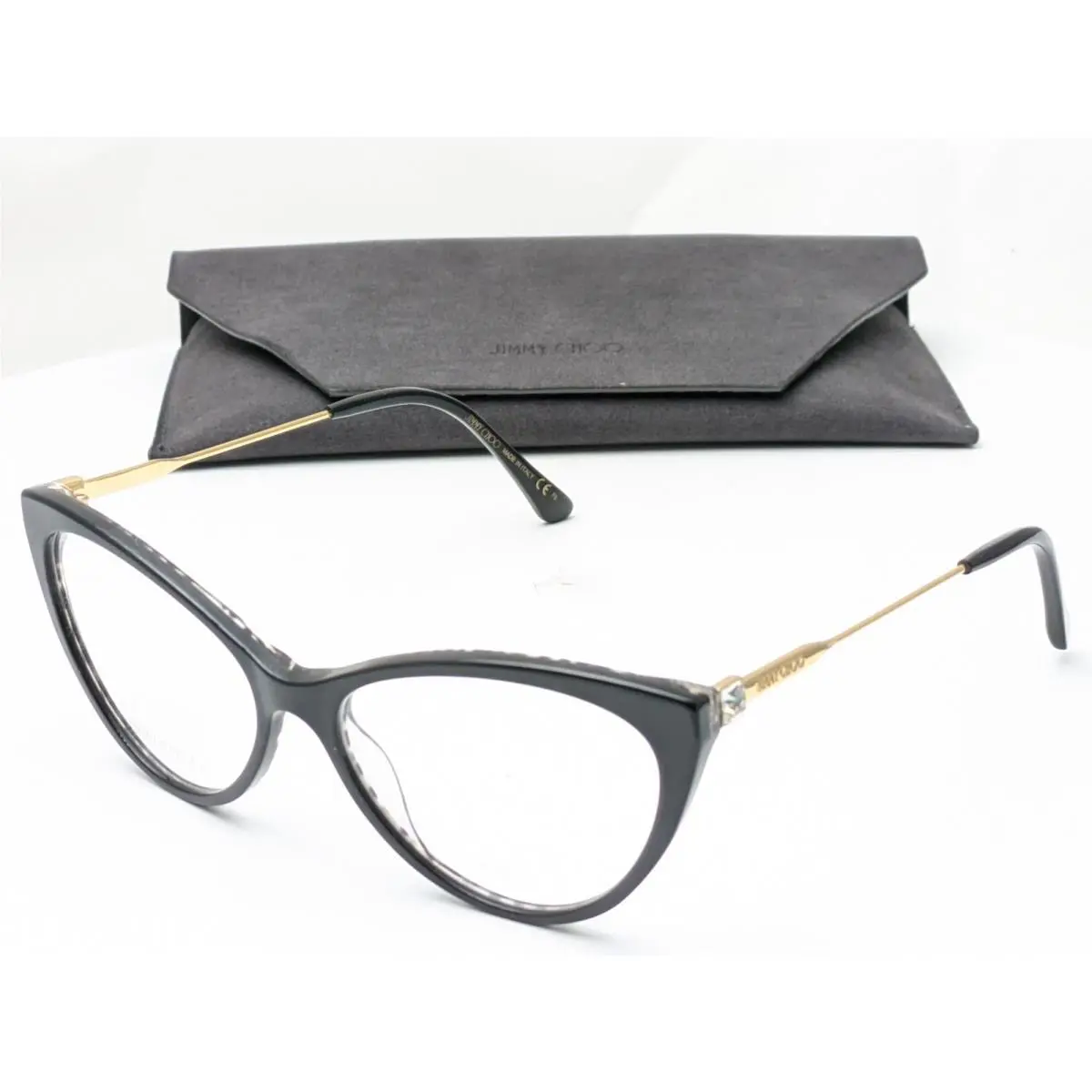 Jimmy Choo JC 359 7T3 Cat Eye Grey Havana Women s Eyeglasses Frames 55-16-145