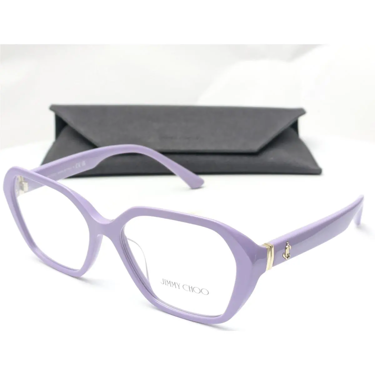Jimmy Choo JC3013/U 5022 Rectangle Lilac Purple Women Eyeglass Frames 55-16-140