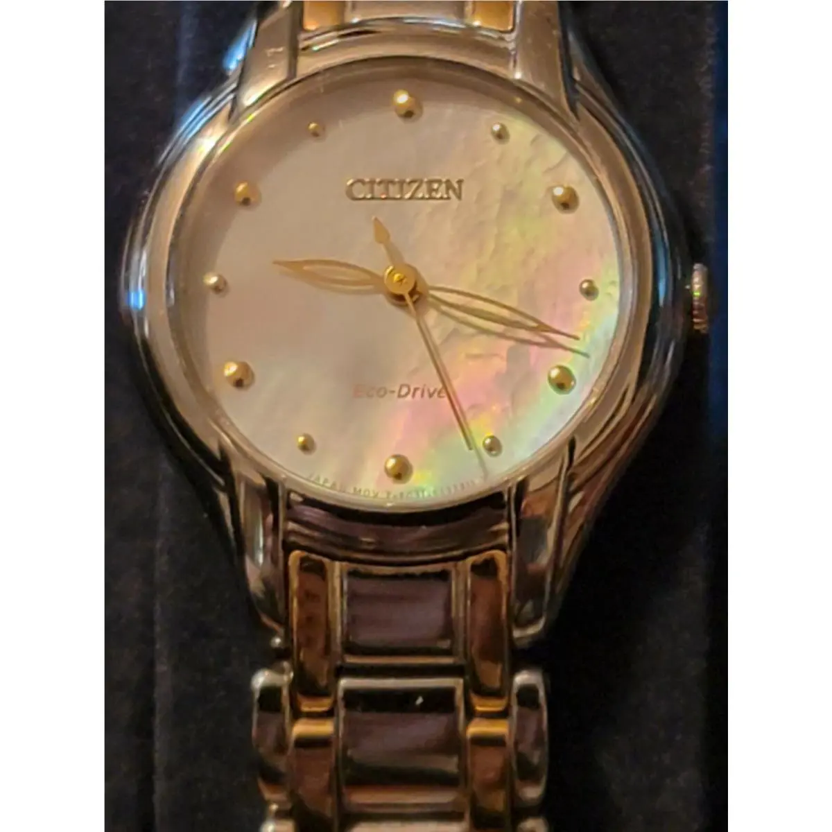 Woman`s Citizen Eco-drive Watch Mop. Dial In Case