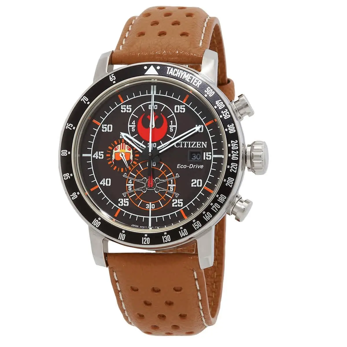 Citizen Rebel Pilot Chronograph Black Dial Men`s Watch CA0761-06W