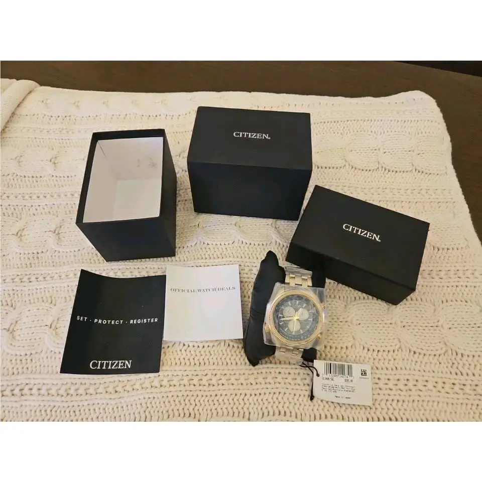 Citizen Eco-drive Perp Cal Chronograph BL5406-56L Look