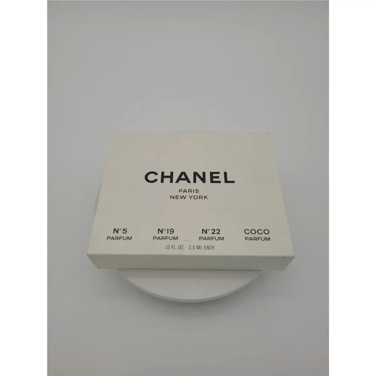 Chanel Four Pack 3.5ml .12 Fl Oz Each No 5 19 22 Coco Parfum Edp