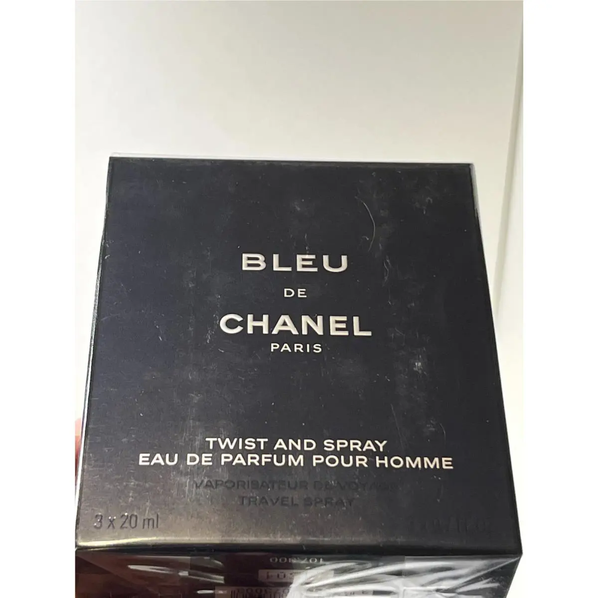 Chanel Bleu DE Paris Eau de Parfum Twist and Spray 0.7 Oz 20 ml Edp Mens