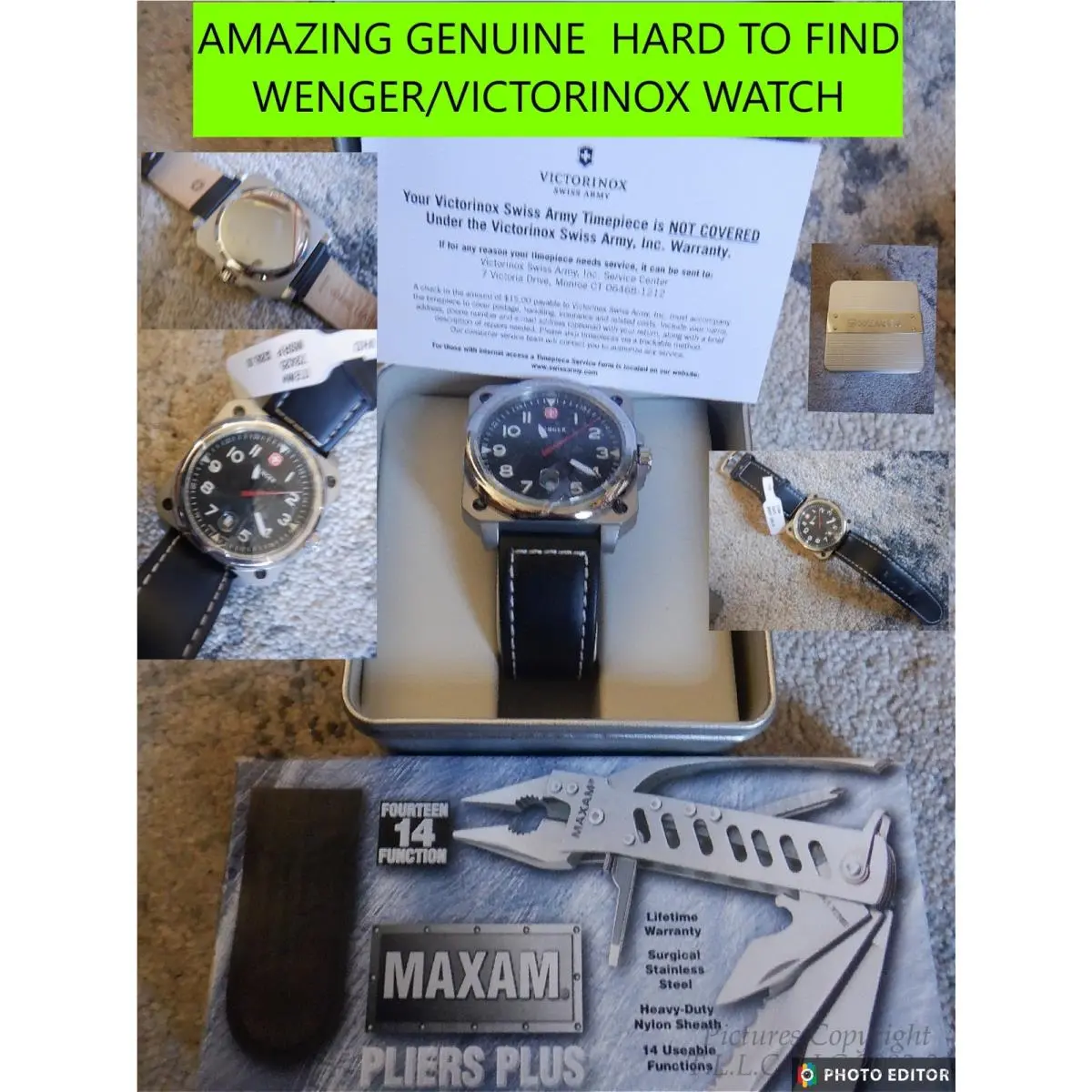 Stainless Aero Cockpit 72424  Swiss Army Watch BY Victorinox by Wenger