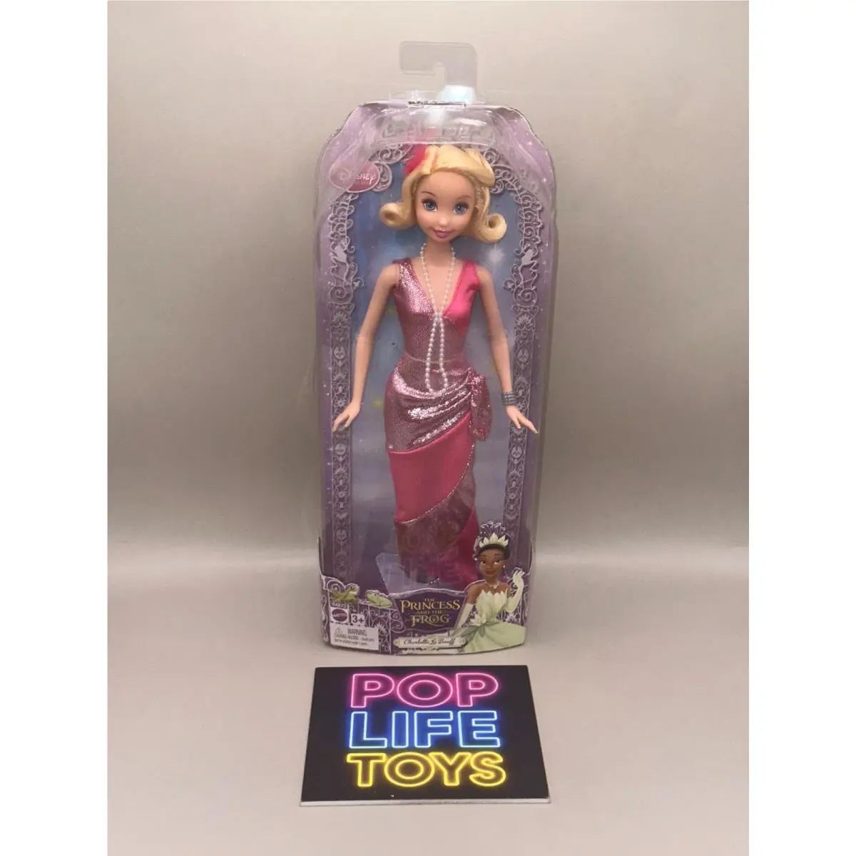 2009 Mattel Disney The Princess The Frog Charlotte La Bouff R4875 Nrfb