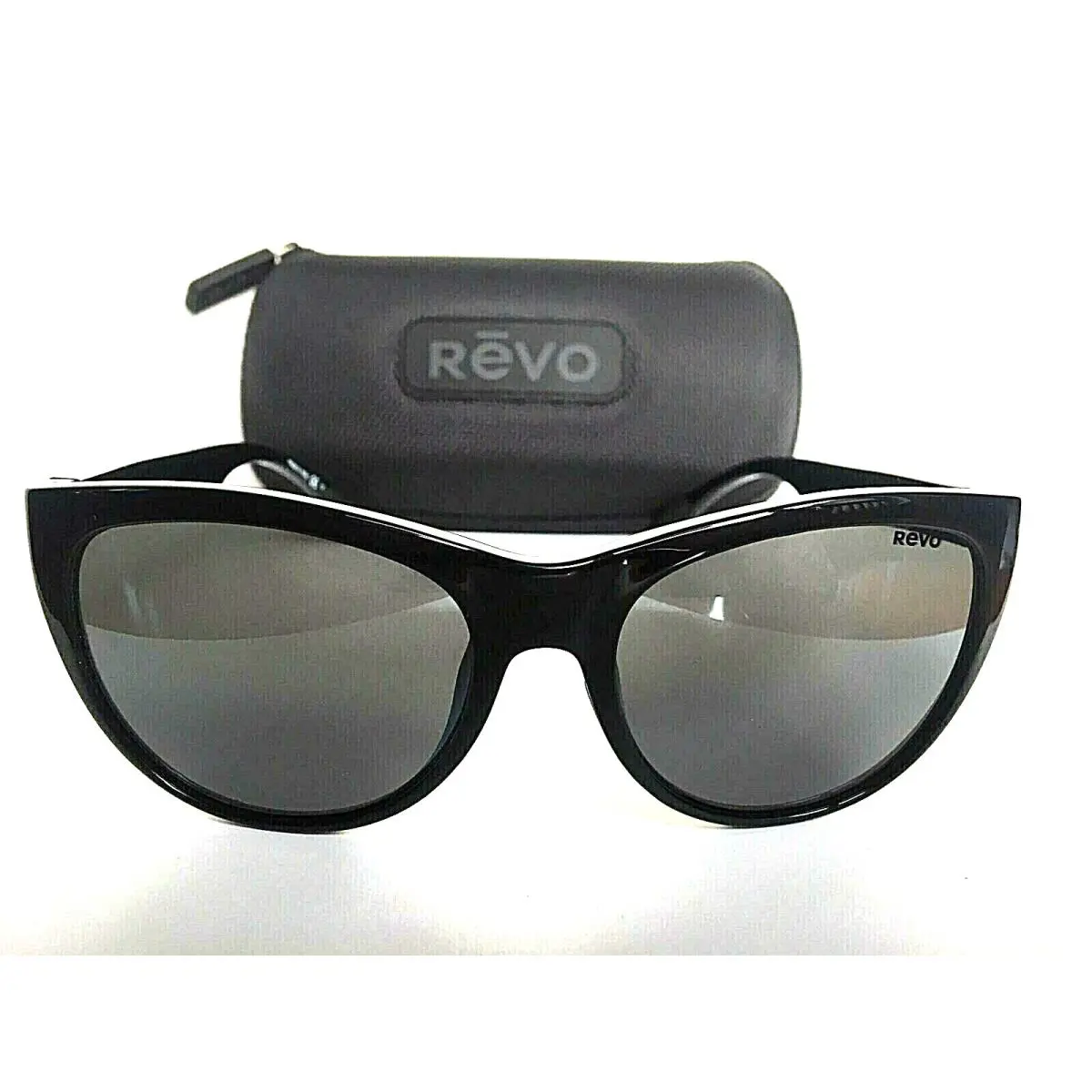 Polarized  RE103811 54mm Black Mirrored Women`s Sunglasses by Revo