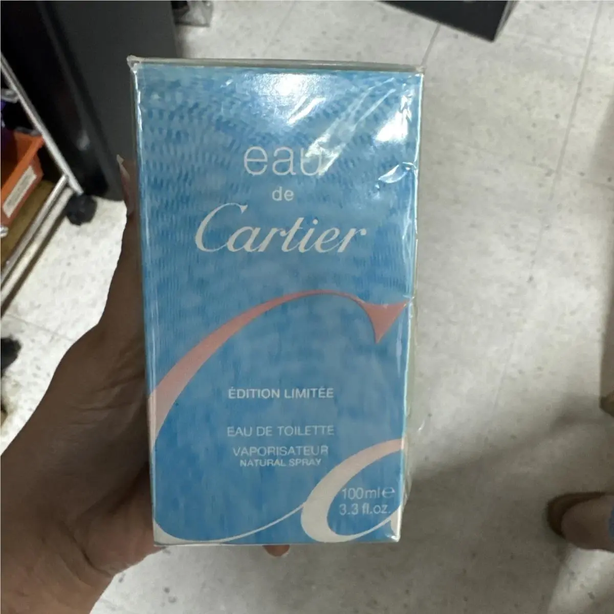 Eau de Cartier Edition Lmitee 3.3 Oz 100ml Eau de Toilette Spray BY Cartier Seal