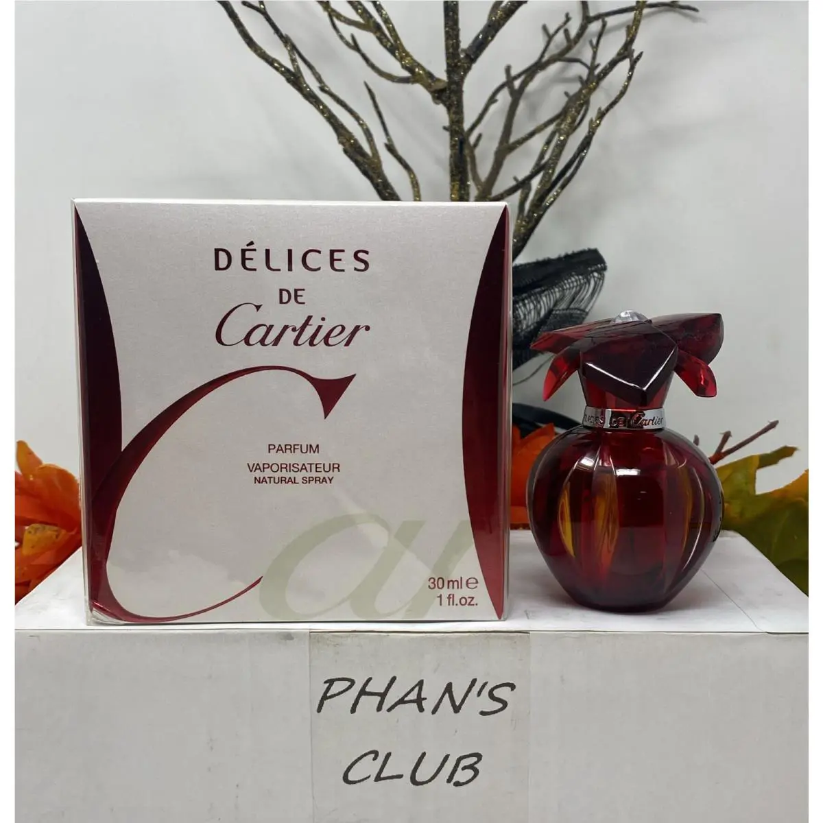 Cartier Delices De Cartier 1oz Parfum Spray Floral Fruity Perfume For Women