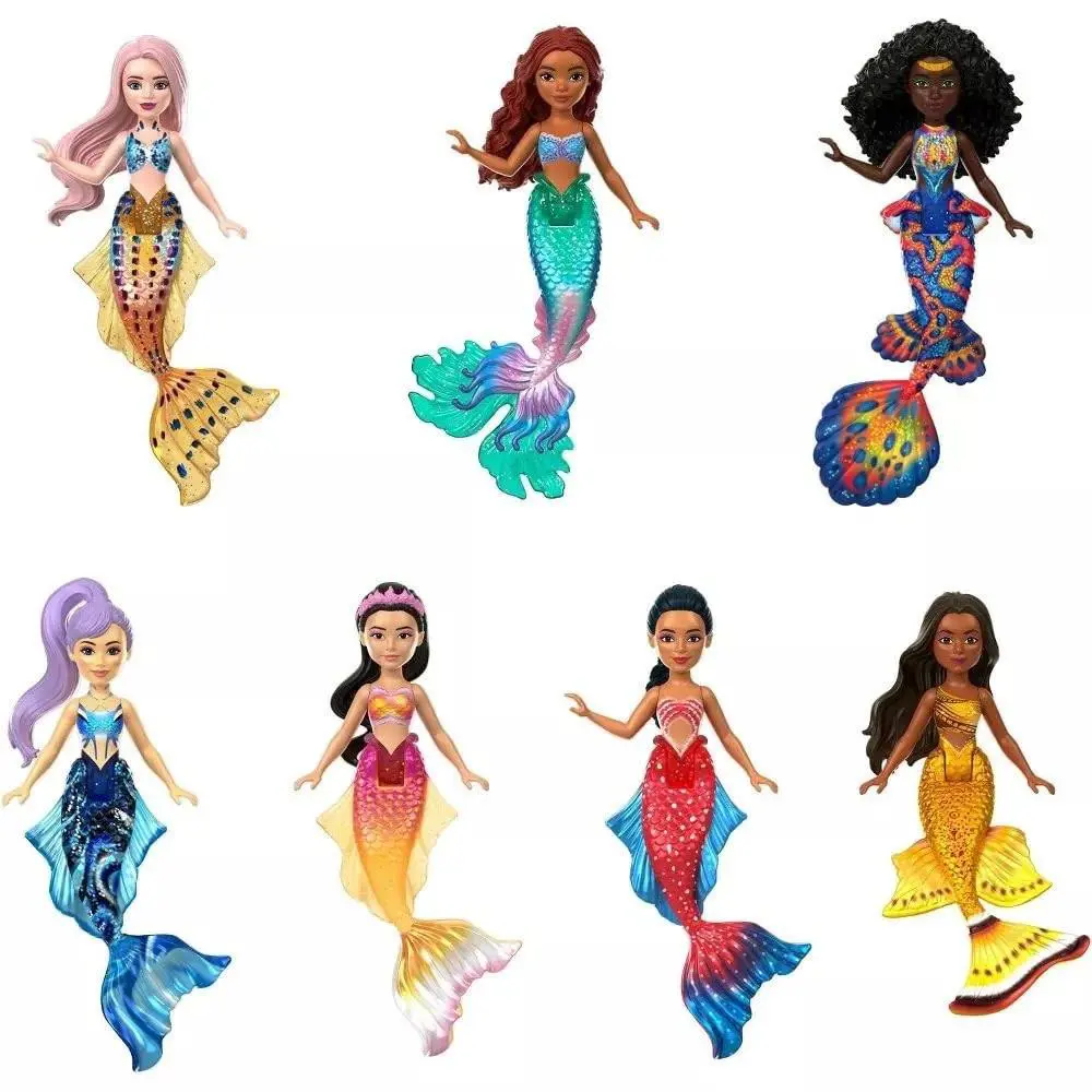 Disney Princess Toys The Little Mermaid Ariel Sisters Small Doll Set