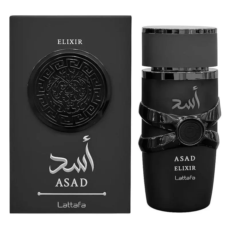 Lattafa Asad Elixir Edp 3.4 Oz Spray For Men