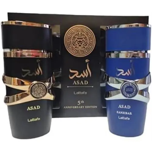Asad 5th Anniversary Gift Set For Men by Lattafa 100ml/3.4oz