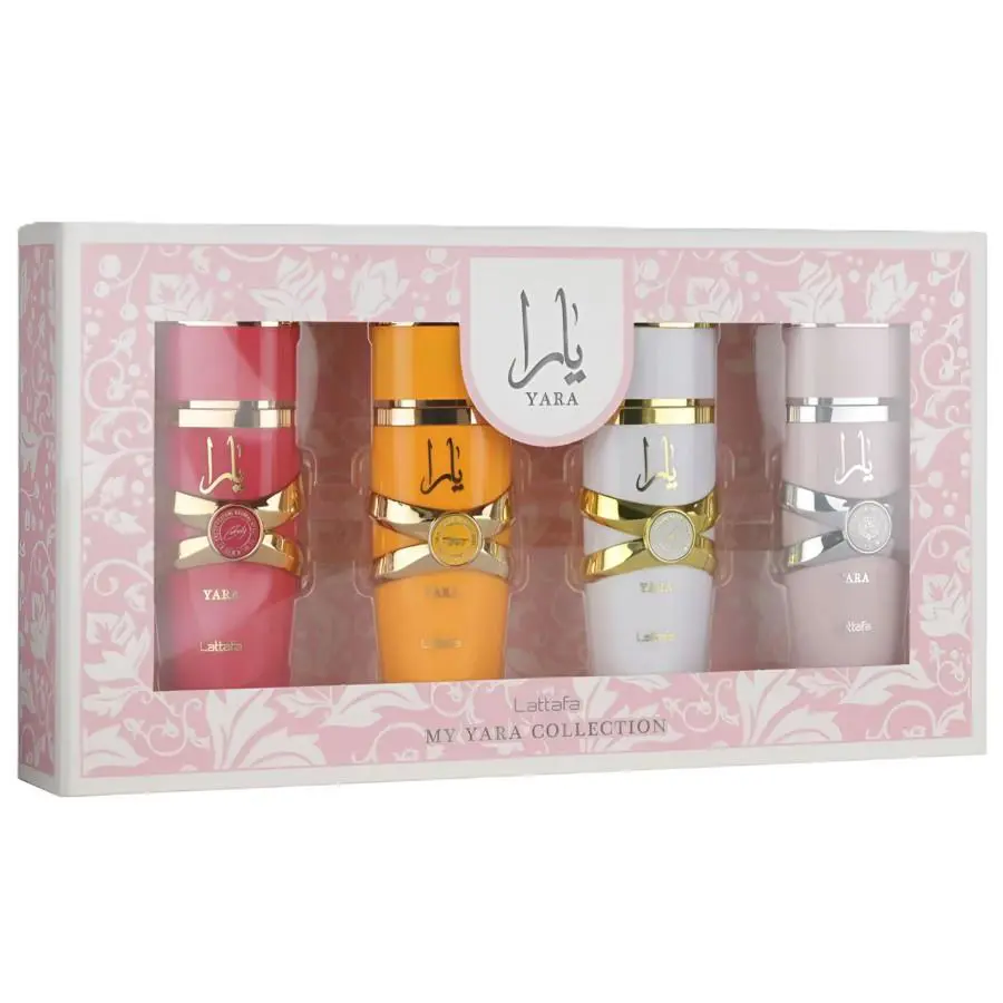 Lattafa Ladies Yara Collection 4pcs Edp Gift Set 6290362345749
