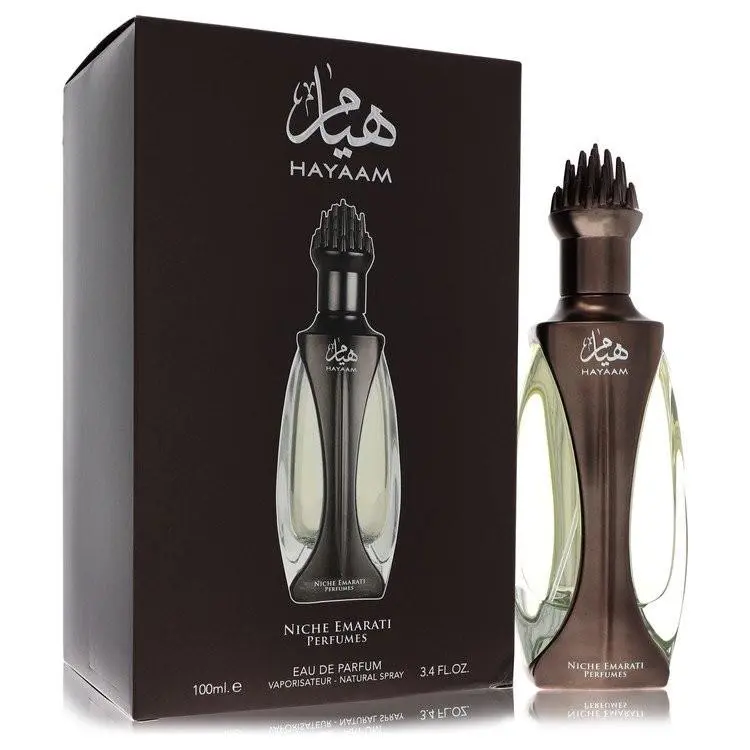 Niche Emarati Hayaam by Lattafa Eau De Parfum Spray Unisex 3.4 oz For Men
