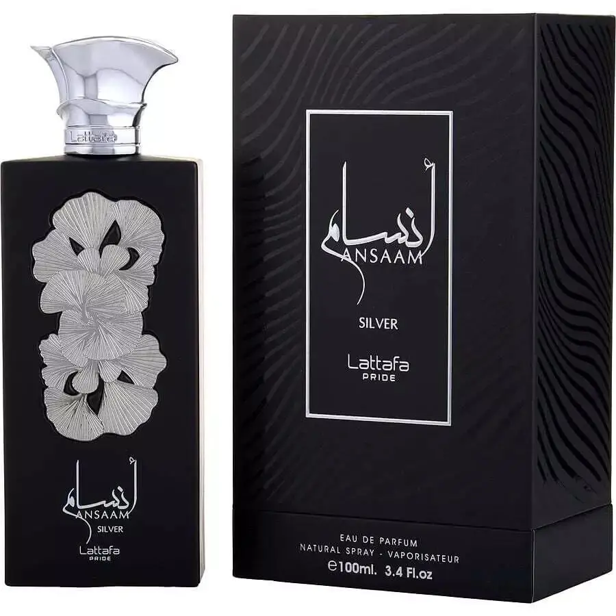 Lattafa Ansaam Silver Edp Spray 3.4 Oz Unisex