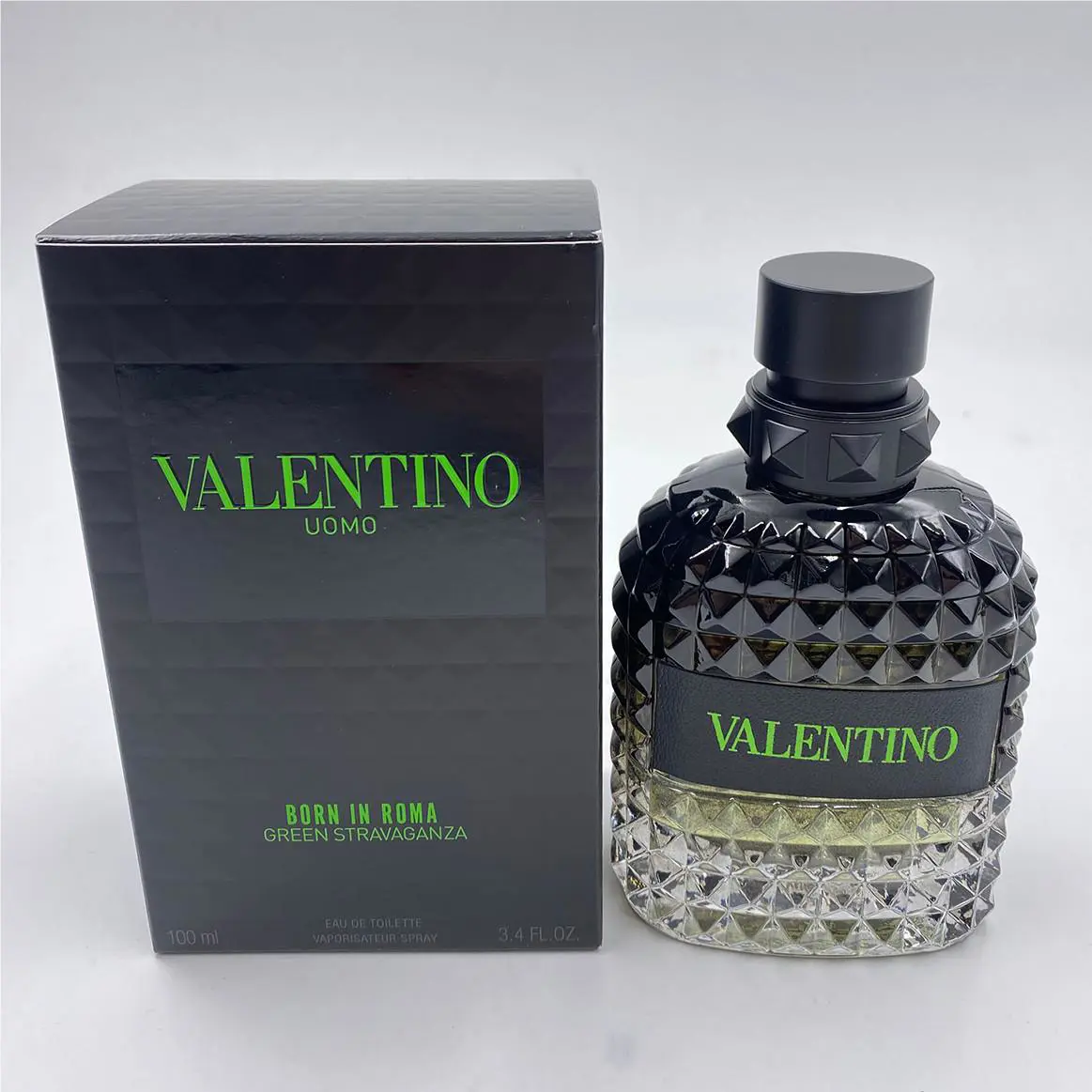 Valentino Uomo Born In Roma Green Stravaganza 3.4 Oz. Edt Spray For Men