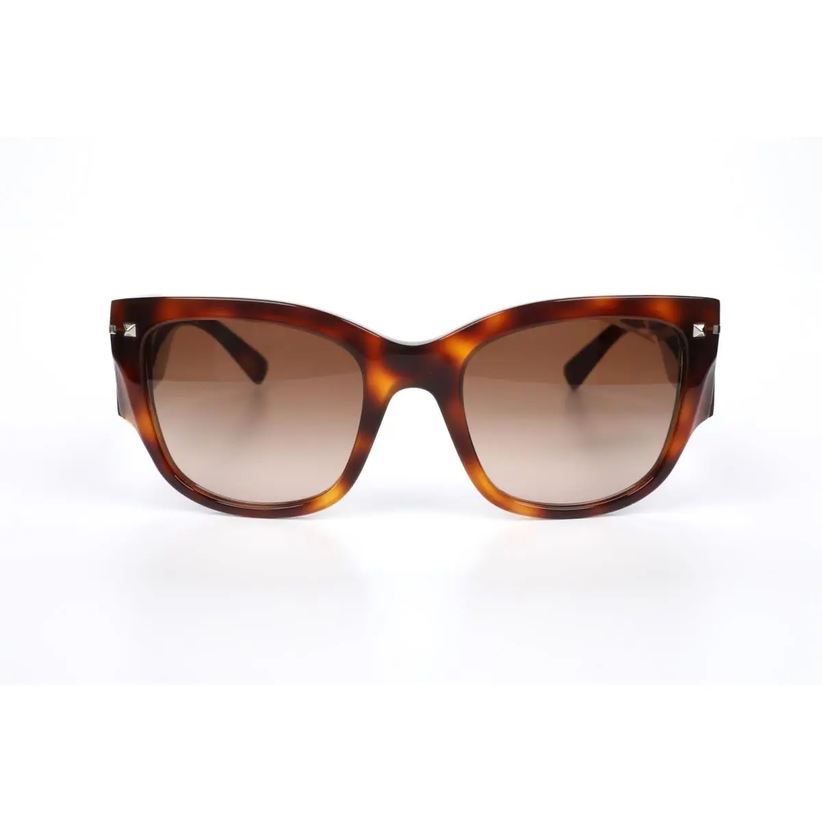 Valentino Women`s VA40293 Light Havana Square Sunglasses 51mm 271483 - Frame: Brown, Lens: Brown