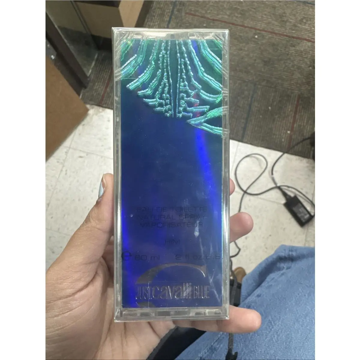 Just Cavalli Blue Him Men by Roberto Cavalli 2 oz Eau de Toilette Spray