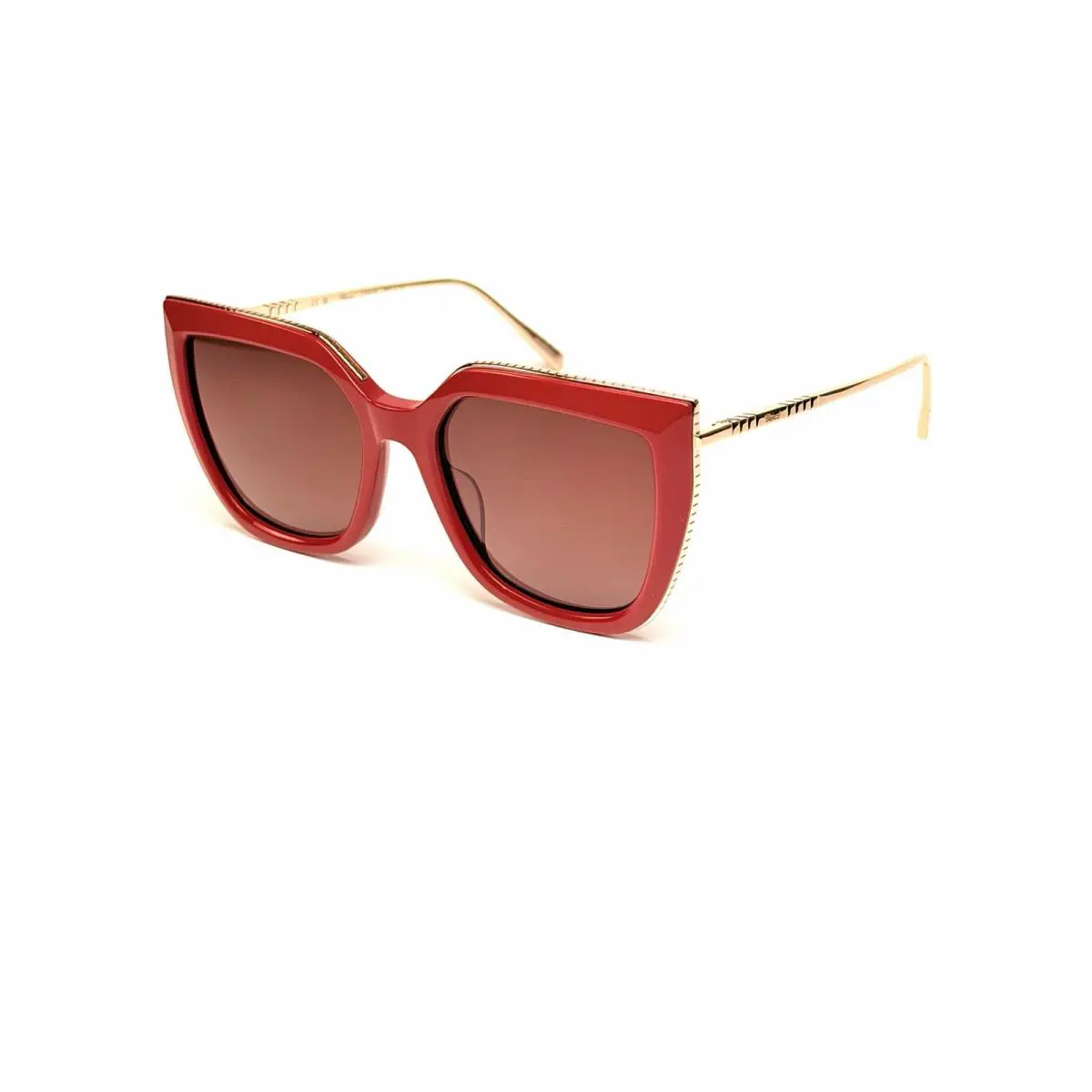 Chopard Sch 319 09LB Titanium Sunglasses 54mm Red Gold Women
