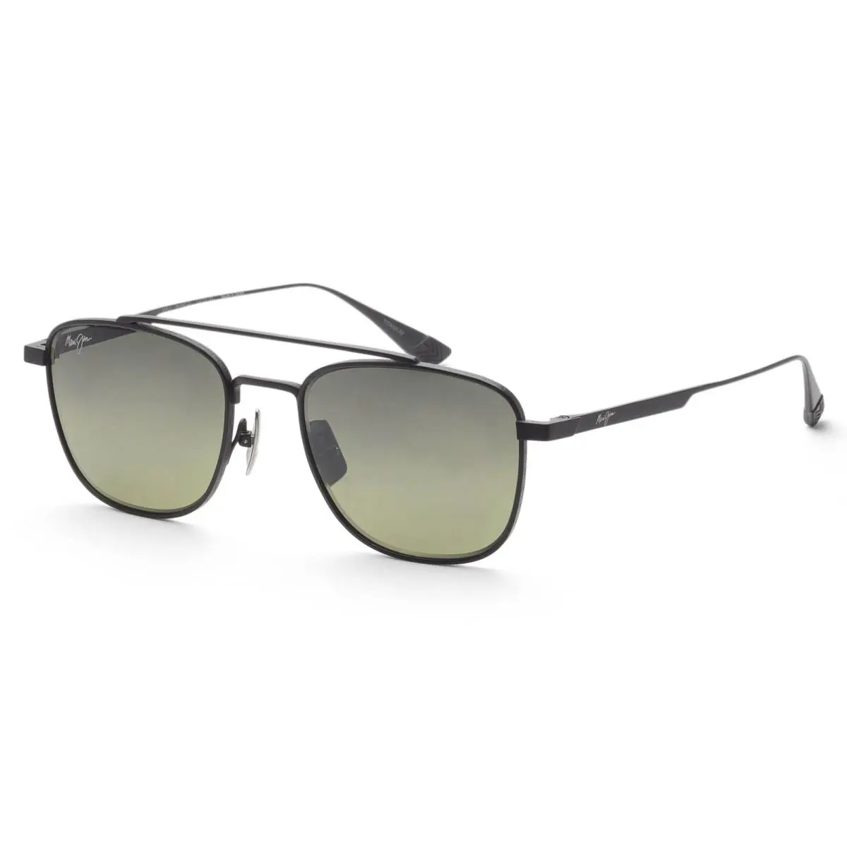Unisex Kahana 53mm Black Polarized Sunglasses MJ0640S-003 by Maui Jim