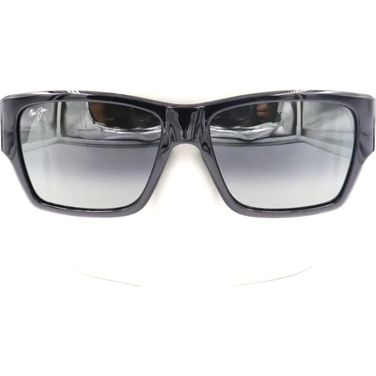 Maui Jim KA Olu Shiny Black Gray Sunglasses 614-02 / MJ0614S-001
