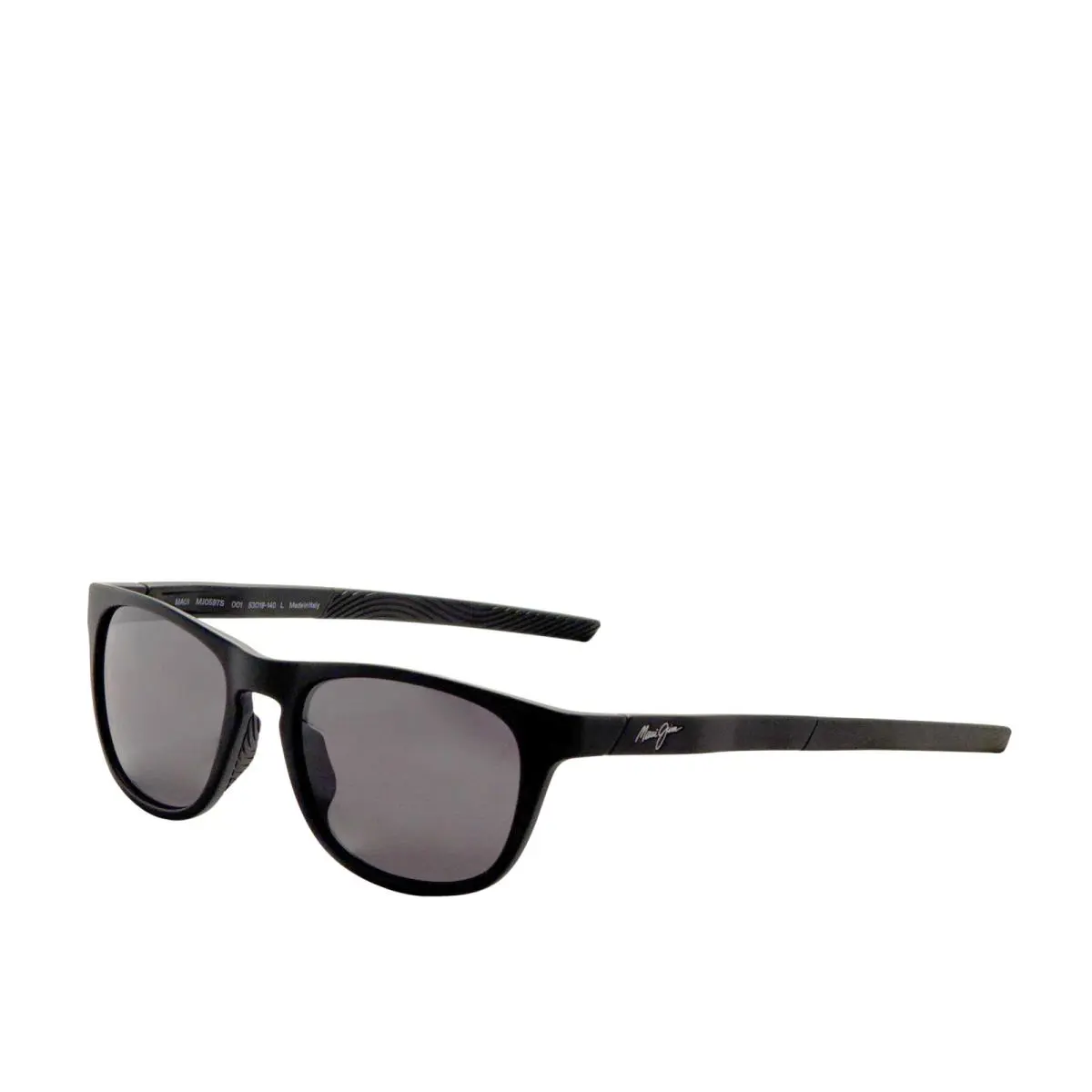 Maui Jim Men`s Melemele 53mm Black Polarized Sunglasses MJ0597S-001