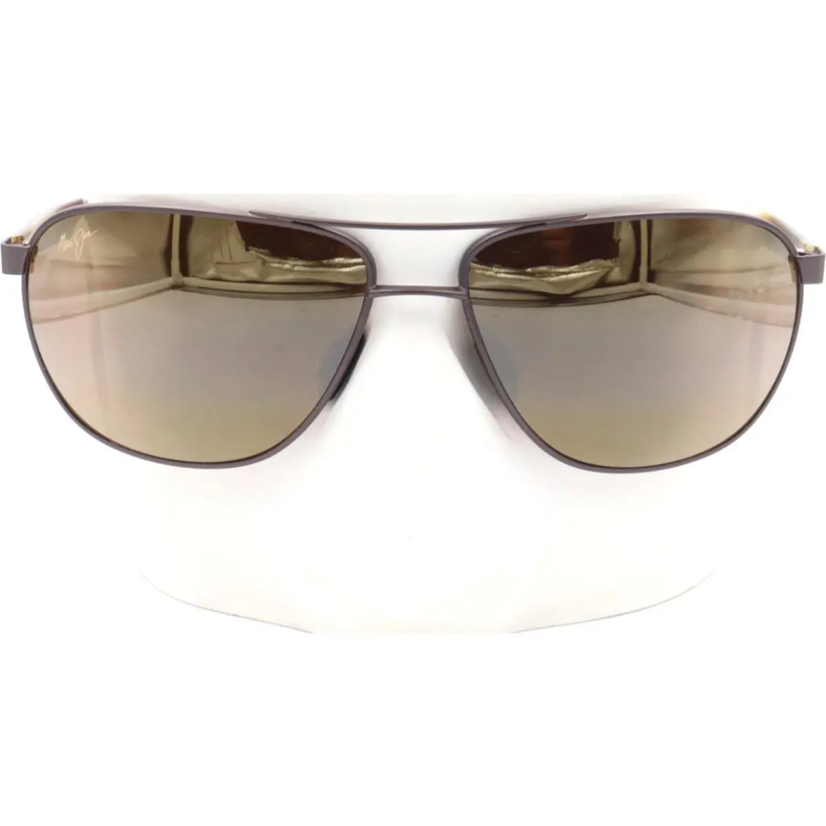 Maui Jim Castles Bronze Aviator Chocolate Sunglasses MJ0728S-002 / H728-01M