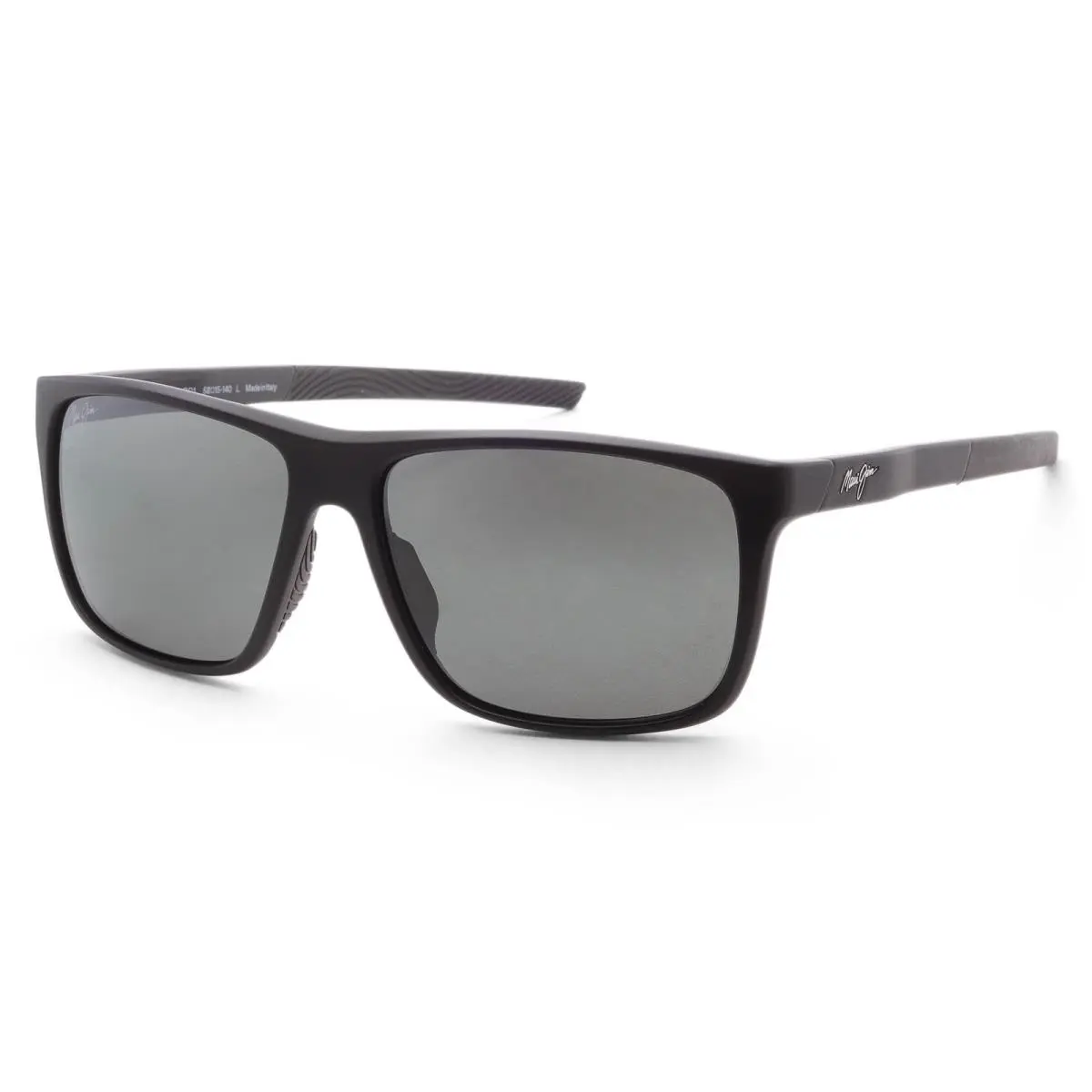 Women`s Lehopulu 58mm Matte Black Polarized Sunglasses MJ0598S-001 by Maui Jim
