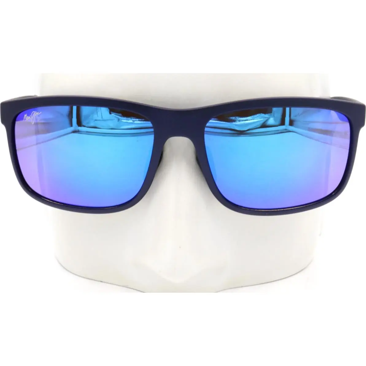 Maui Jim Huelo Matte Blue Hawaii Sunglasses B449-03 / MJ0449S-002