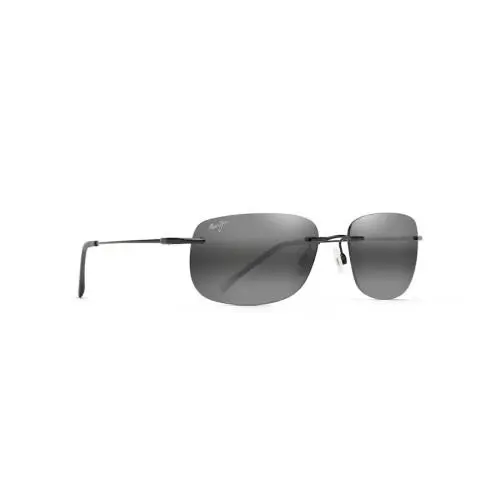 Maui Jim MJ0334S-001 334-02 Ohai Gloss Black W/neutral Grey Lens 60-17-140mm
