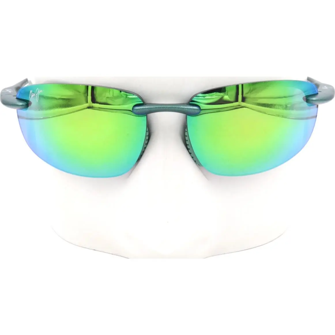 Maui Jim Hookipa Ultra Semi-rimless Green Sunglasses GM676-15 / MJ0676S-004