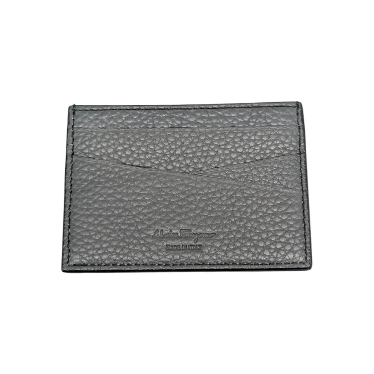 Firenze Men`s 698813 Dark Grey Wallet by Salvatore Ferragamo