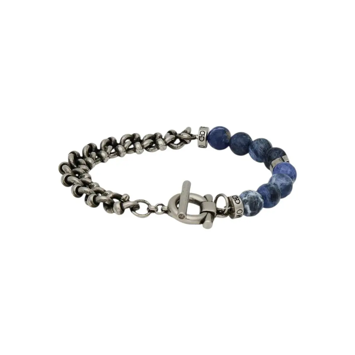 Women`s 727213 Lava Stones Bracelet with Gancini by Salvatore Ferragamo